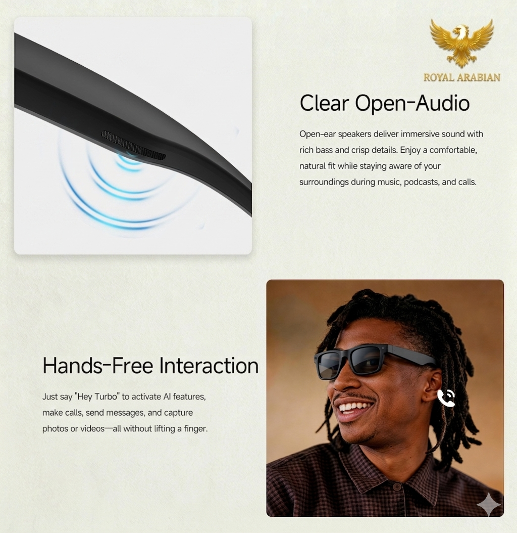 Royal Arabian Smart Ai Glasses