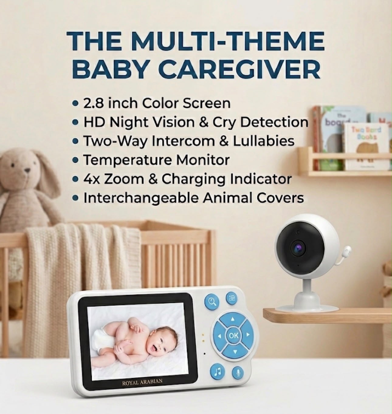 Royal Arabian Baby Monitoring Camera with Screen
