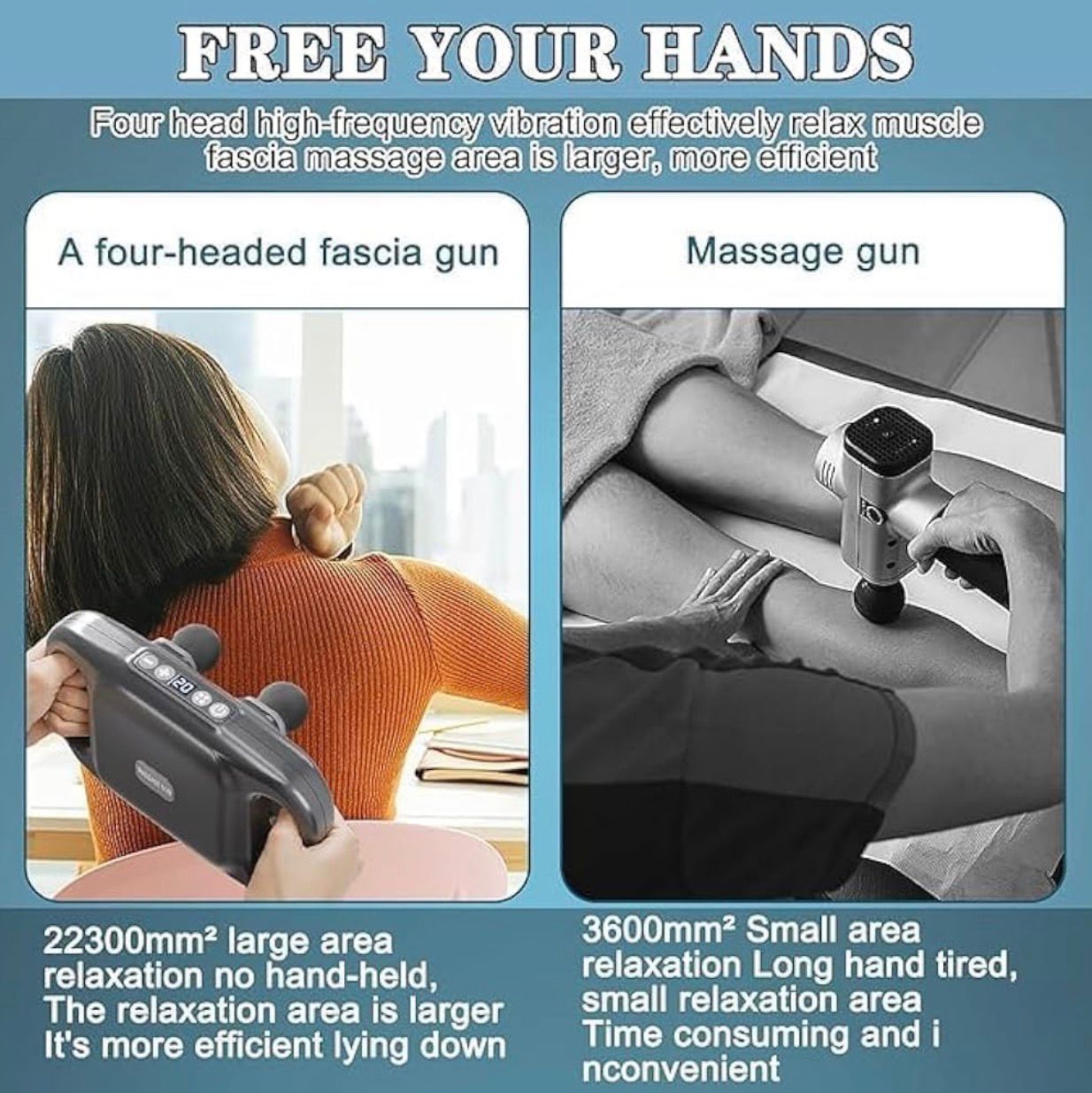 Massage Gun 4 Head Stronger