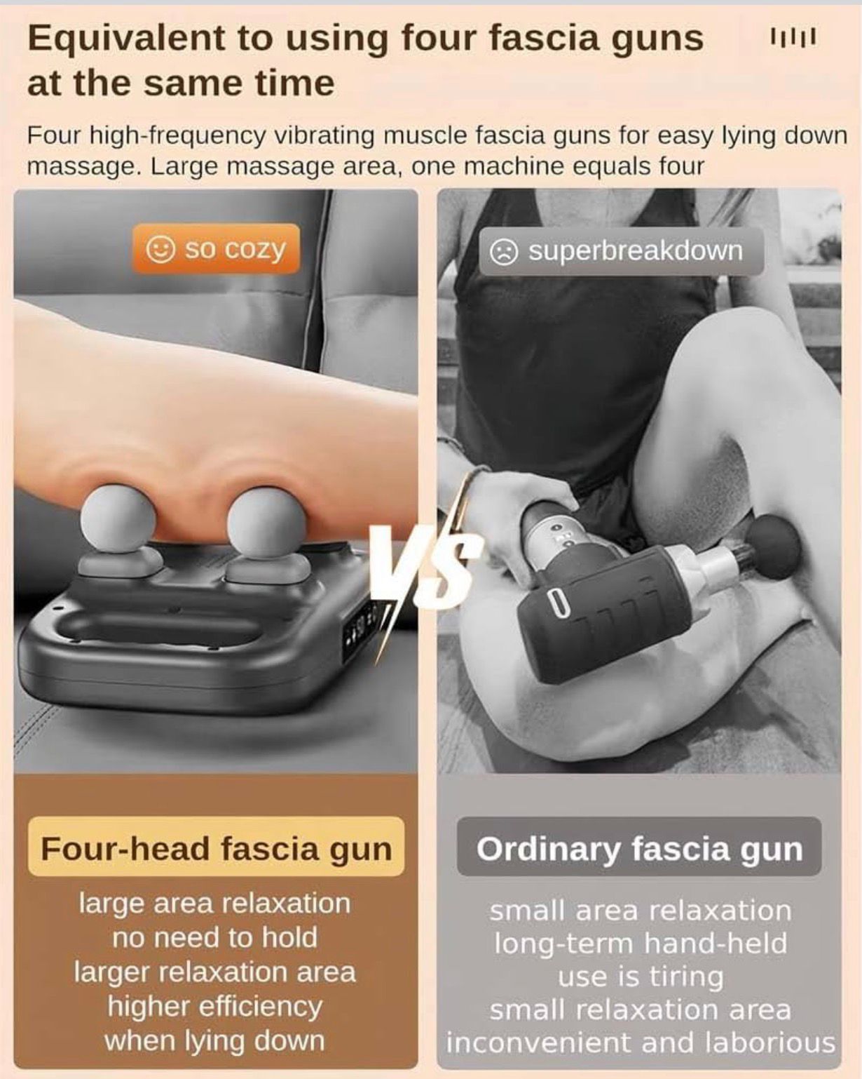 Massage Gun 4 Head Stronger