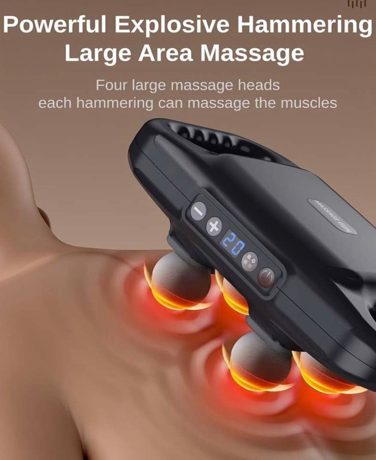 Massage Gun 4 Head Stronger