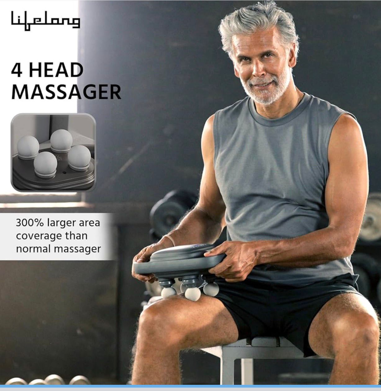 Massage Gun 4 Head Stronger