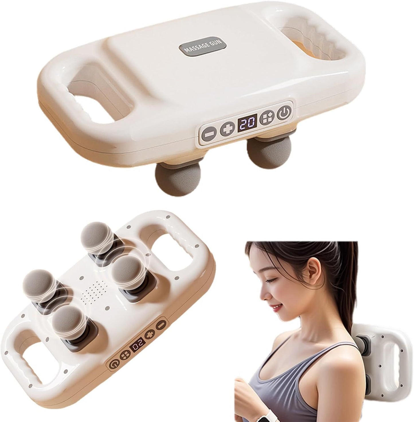 Massage Gun 4 Head Stronger