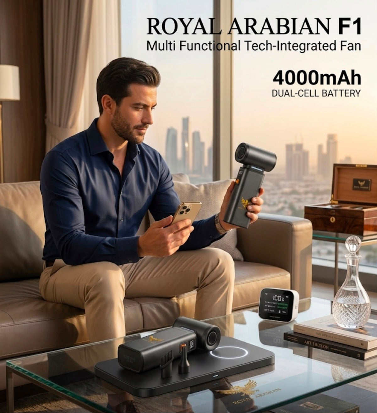 Royal Arabian F1 Multi-Function Violent Fan