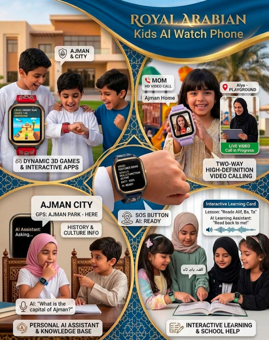 Royal Arabian Kids AI Watch Phone