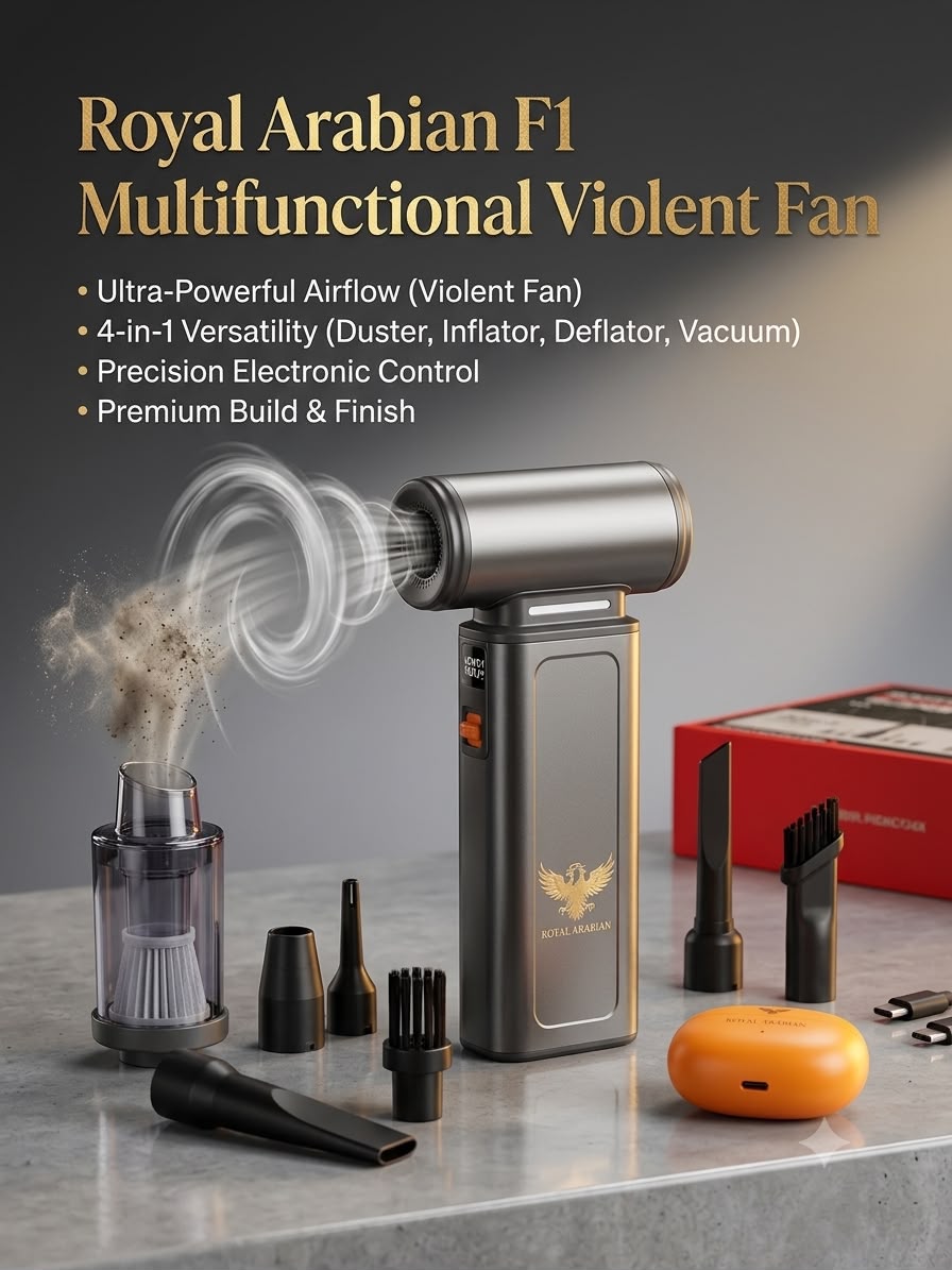 Royal Arabian F1 Multi-Function Violent Fan