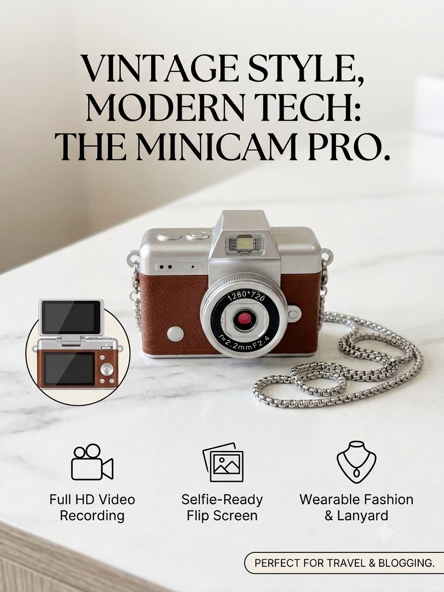Royal Arabian Mini Flip Digital camera FHD