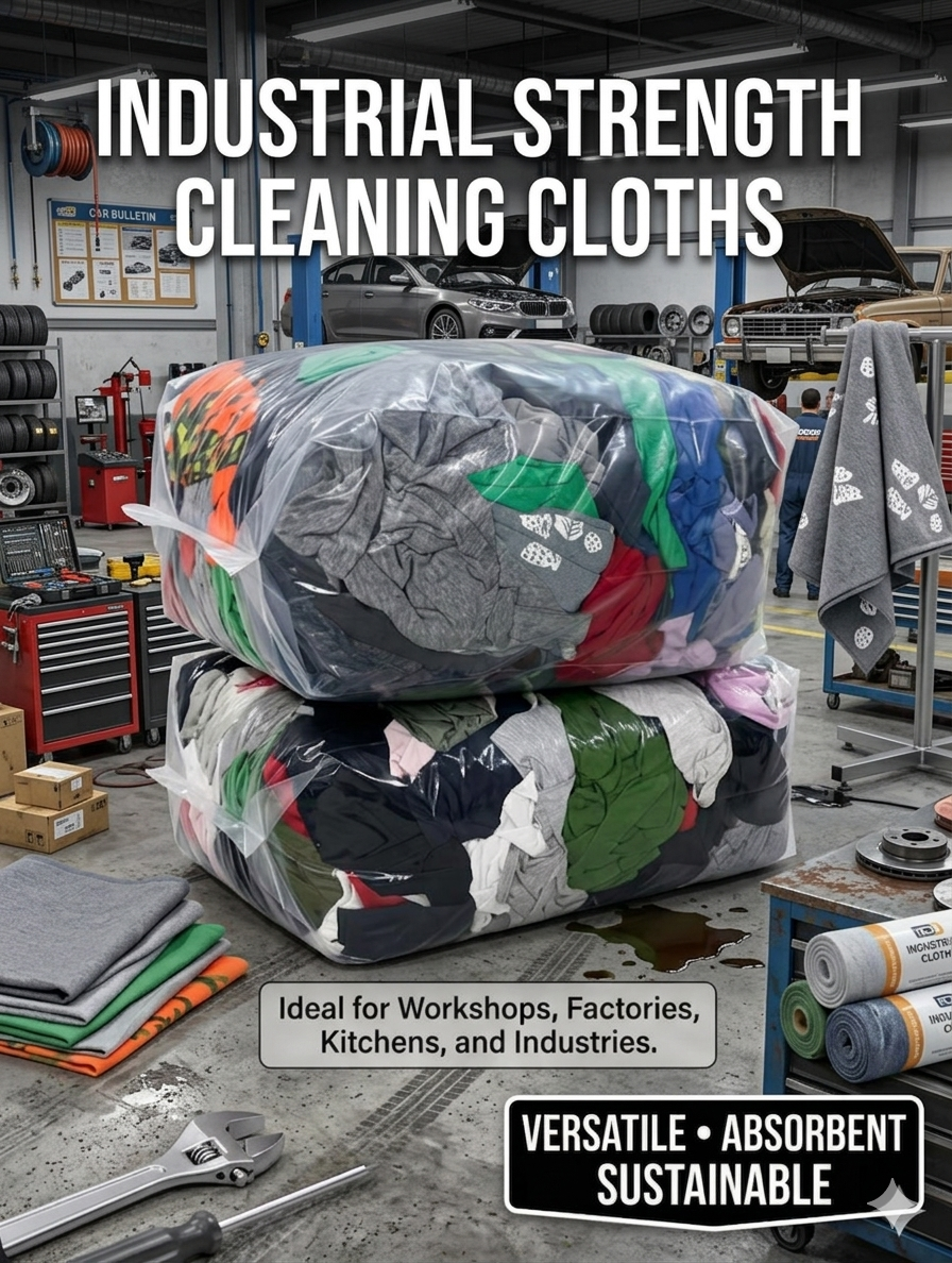 Versatile Cleaning Cloth Bag 6KG Multi color Cotton Cloth Pieces for Cleaning