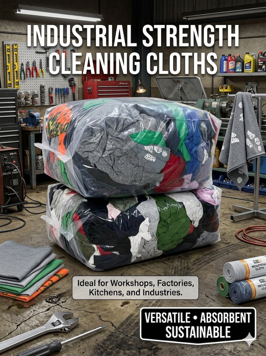 Versatile Cleaning Cloth Bag 6KG Multi color Cotton Cloth Pieces for Cleaning